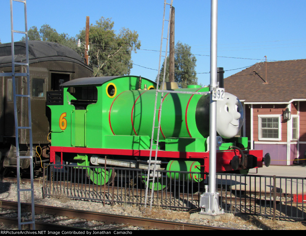 PERCY 6 standing by at Cottonwood station